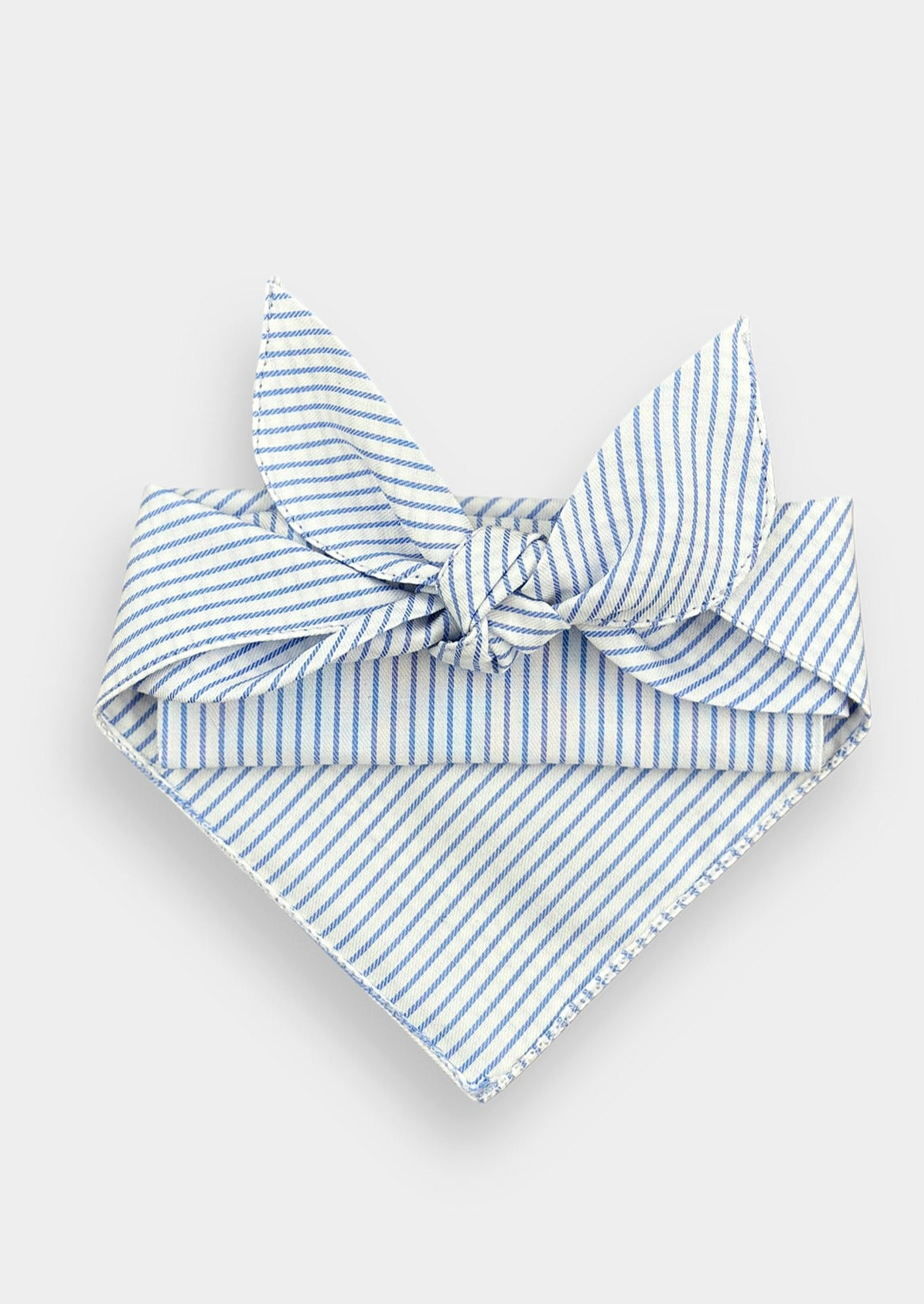 Cooling Pocket Bandana in Striped Poplin