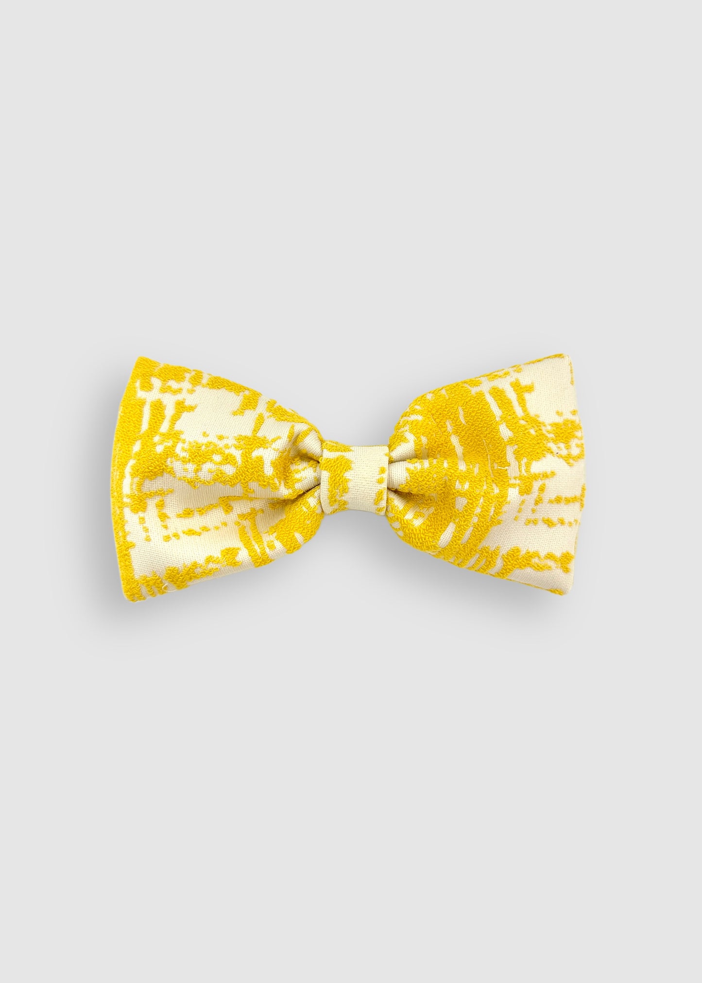 Bow Tie in Yellow Jacquard